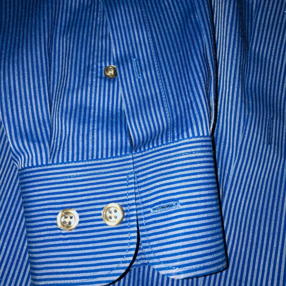 Blue button up - Picture 2 of 3
